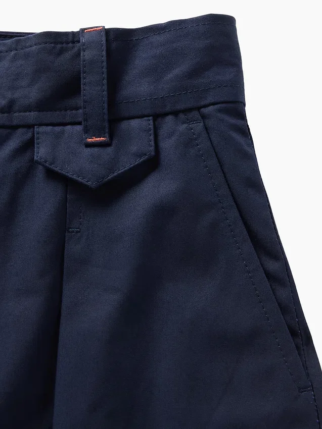 Pantalon à taille haute plissé en arc GAP × Victoria Beckham
