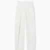 Pantalon à taille haute plissé en arc GAP × Victoria Beckham