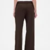 Pantalon taille moyenne à double ceinture