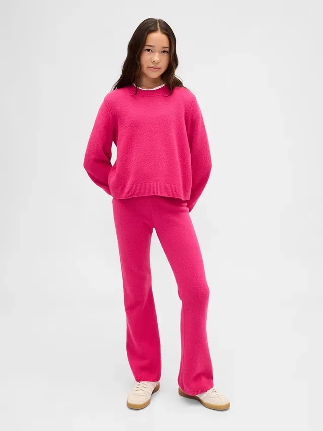 Pantalon évasé en maille CashSoft pour enfants