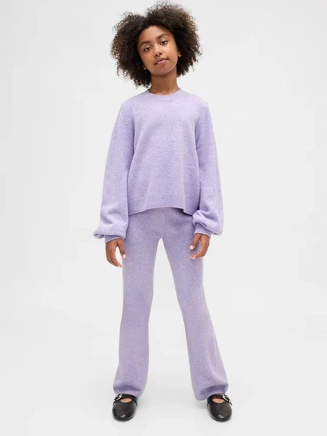Pantalon évasé en maille CashSoft pour enfants