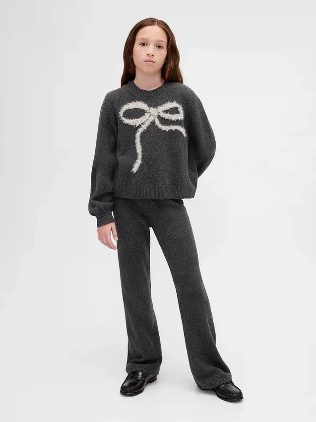 Pantalon évasé en maille CashSoft pour enfants