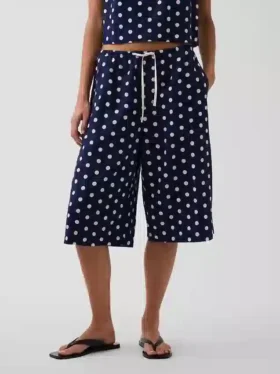 Pantalons ample et confortables en mélange de lin