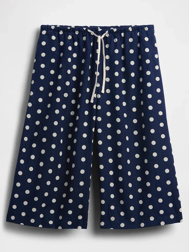 Pantalons ample et confortables en mélange de lin