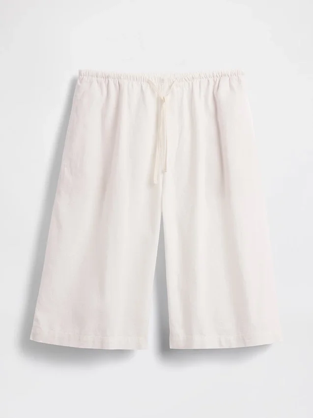 Pantalons ample et confortables en mélange de lin