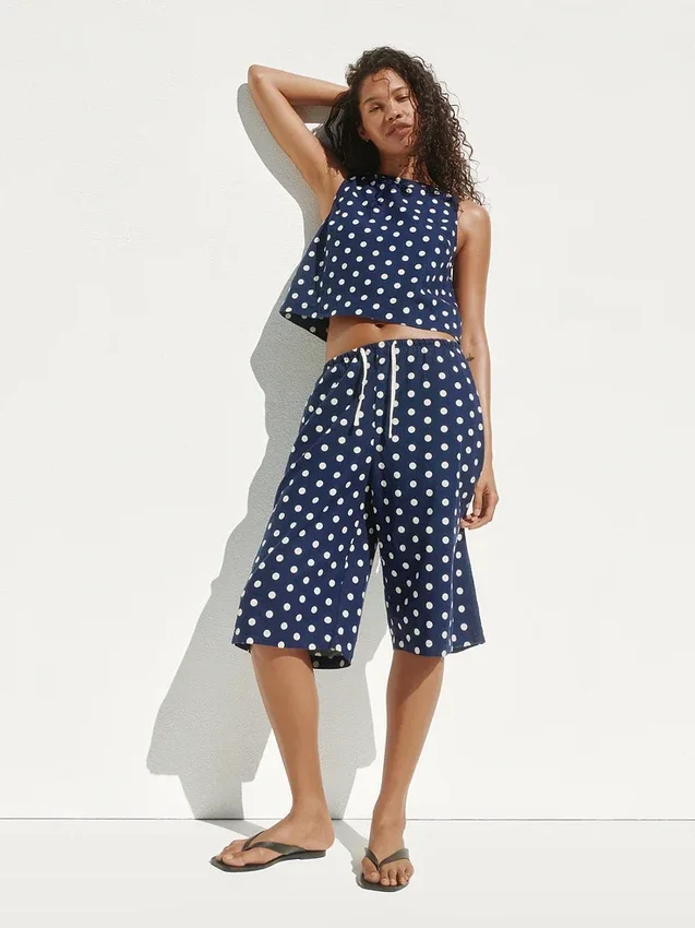 Pantalons ample et confortables en mélange de lin
