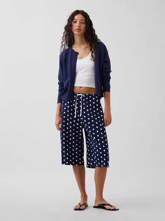 Pantalons ample et confortables en mélange de lin