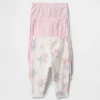 Pantalons à enfiler en coton bio « Baby First Favorites » (lot de 3)