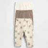 Pantalons à enfiler en coton bio « Baby First Favorites » (lot de 3)