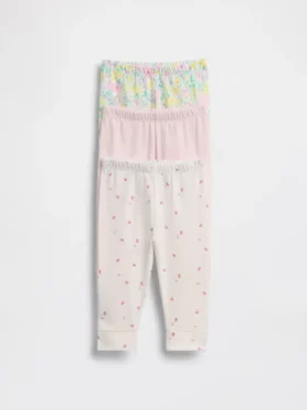 Pantalons à enfiler en coton bio « Baby First Favorites » (lot de plusieurs)