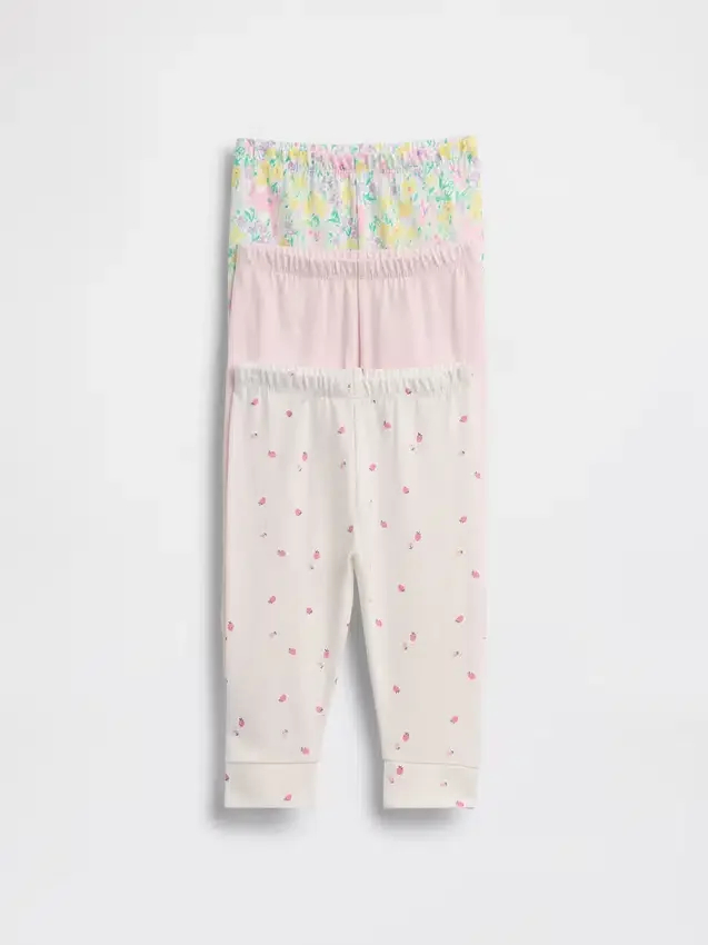 Pantalons à enfiler en coton bio « Baby First Favorites » (lot de plusieurs)