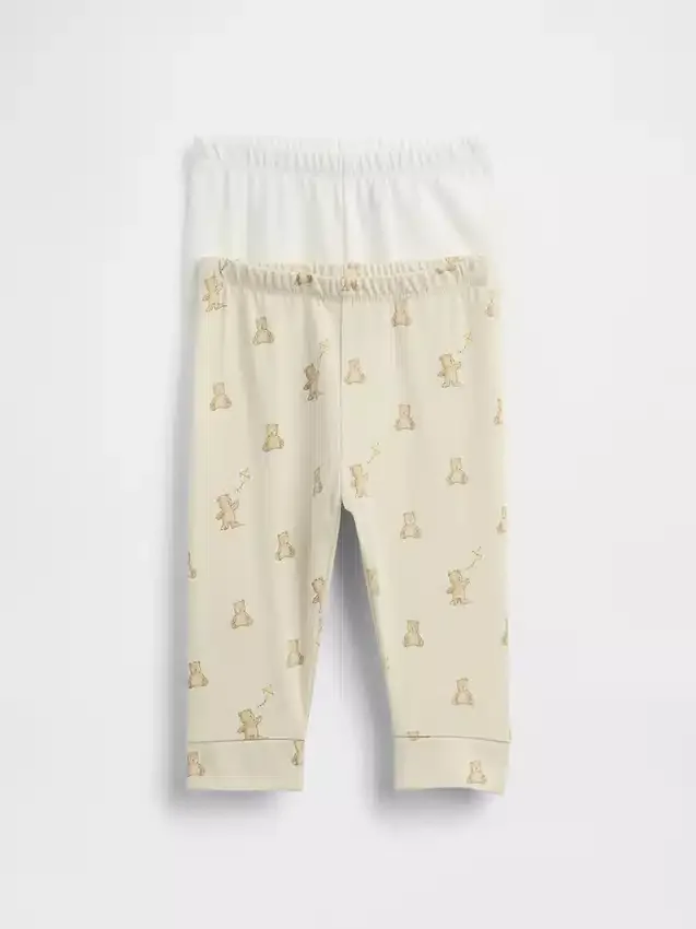 Pantalons à enfiler en coton bio « Baby First Favorites » (lot de plusieurs)