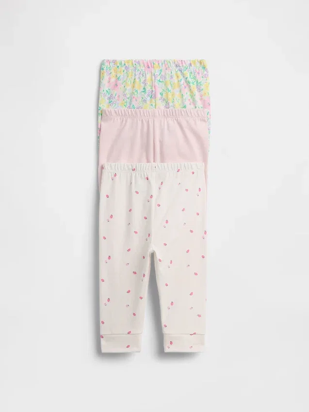 Pantalons à enfiler en coton bio « Baby First Favorites » (lot de plusieurs)