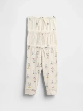 Pantalons à enfiler en coton bio GAP × Disney Baby (lot de 3)