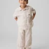 Pantalons à enfiler en lin et coton pour Bébé & Enfant