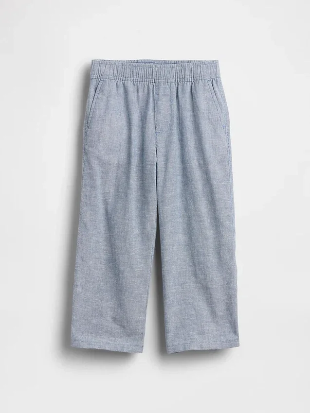 Pantalons à enfiler en lin et coton pour Bébé & Enfant