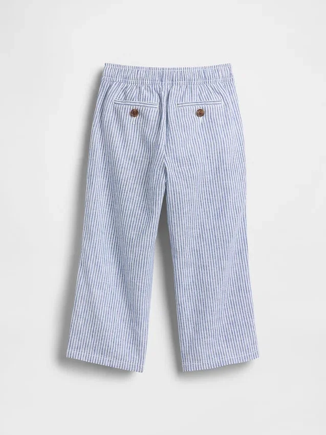 Pantalons à enfiler en lin et coton pour Bébé & Enfant
