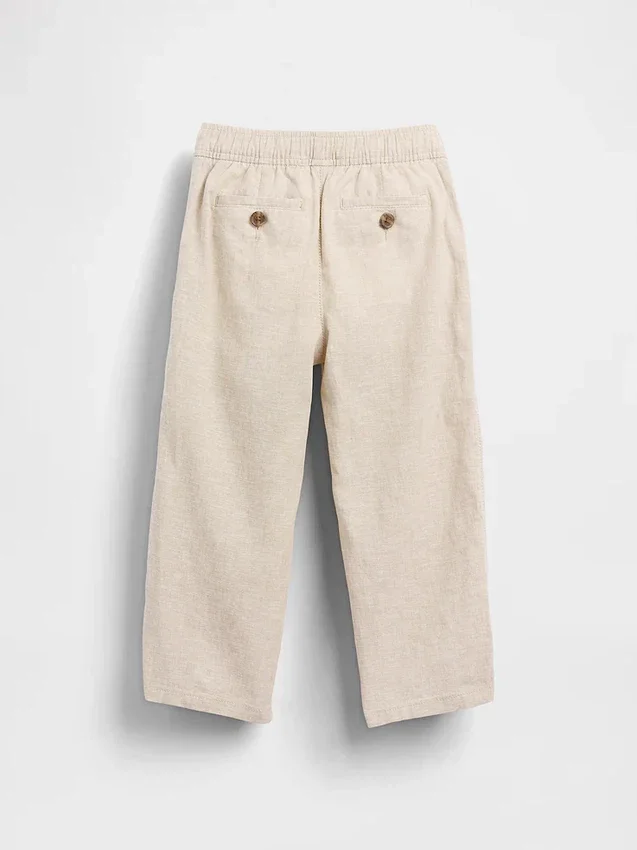 Pantalons à enfiler en lin et coton pour Bébé & Enfant