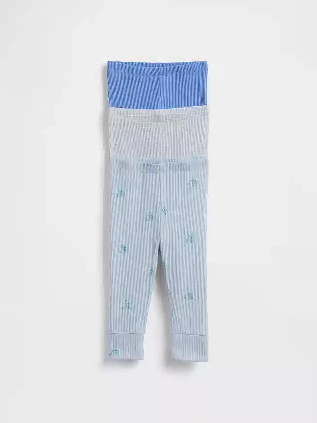 Pantalons à enfiler TinyRib « Baby First Favorites » (lot de 3)