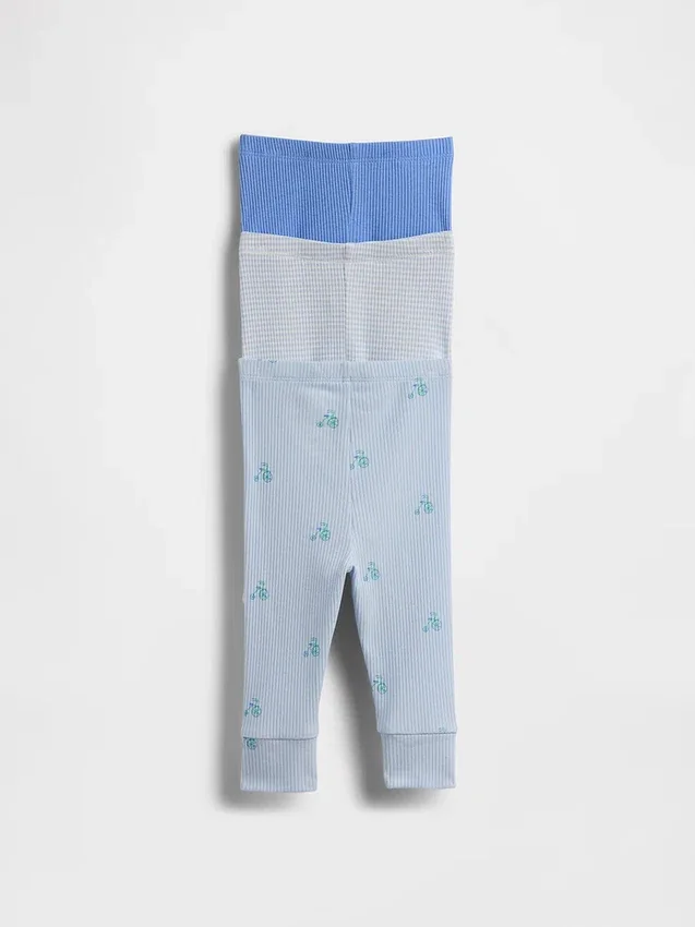 Pantalons à enfiler TinyRib « Baby First Favorites » (lot de 3)