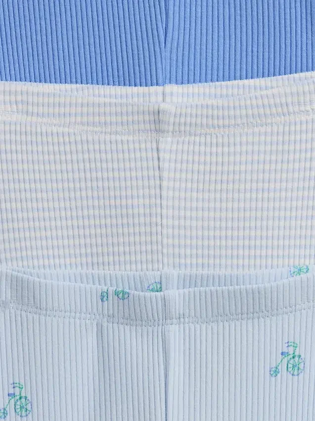 Pantalons à enfiler TinyRib « Baby First Favorites » (lot de 3)