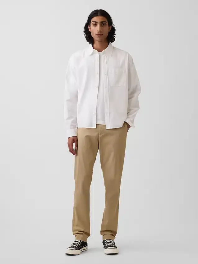 Pantalons kaki slim modernes