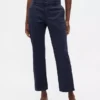 Pantalons kaki taille moyenne
