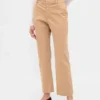 Pantalons kaki taille moyenne
