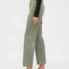 Pantalons kaki taille moyenne