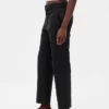Pantalons kaki taille moyenne