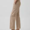 Pantalons kaki taille moyenne