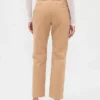 Pantalons kaki taille moyenne