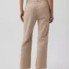 Pantalons kaki taille moyenne