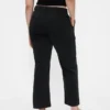 Pantalons kaki taille moyenne
