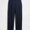 Pantalons kaki taille moyenne