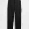 Pantalons kaki taille moyenne