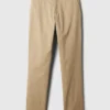 Pantalons kakis modernes à coupe fuselée