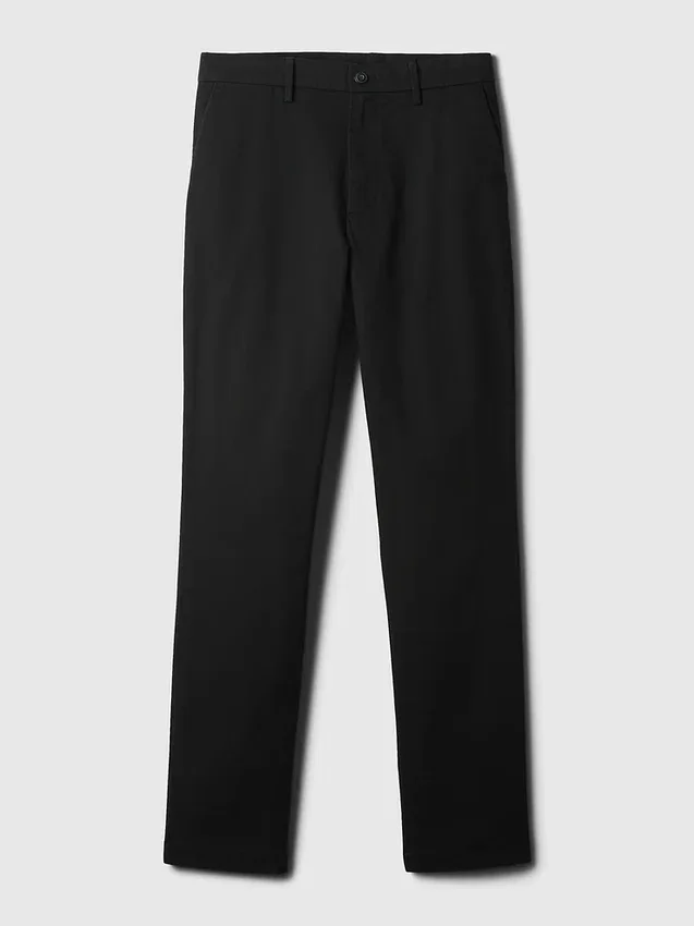 Pantalons kakis modernes à coupe fuselée
