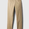 Pantalons kakis modernes à coupe fuselée