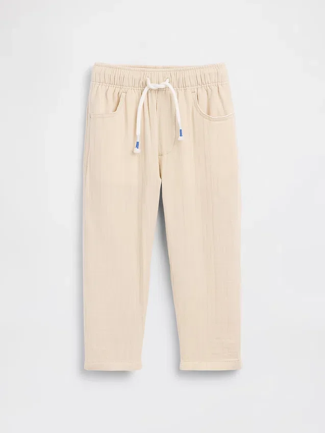 Pantalons larges en gaze de coton à enfiler pour Bébé & Enfant
