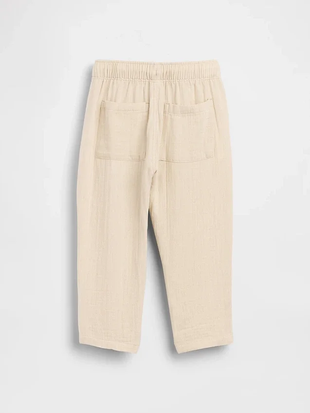 Pantalons larges en gaze de coton à enfiler pour Bébé & Enfant