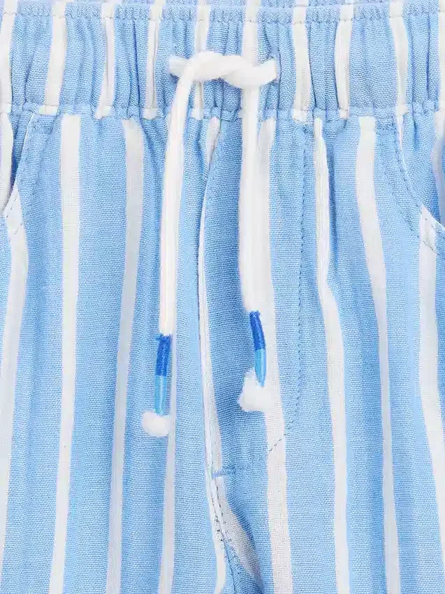 Pantalons larges en gaze de coton à enfiler pour Bébé & Enfant