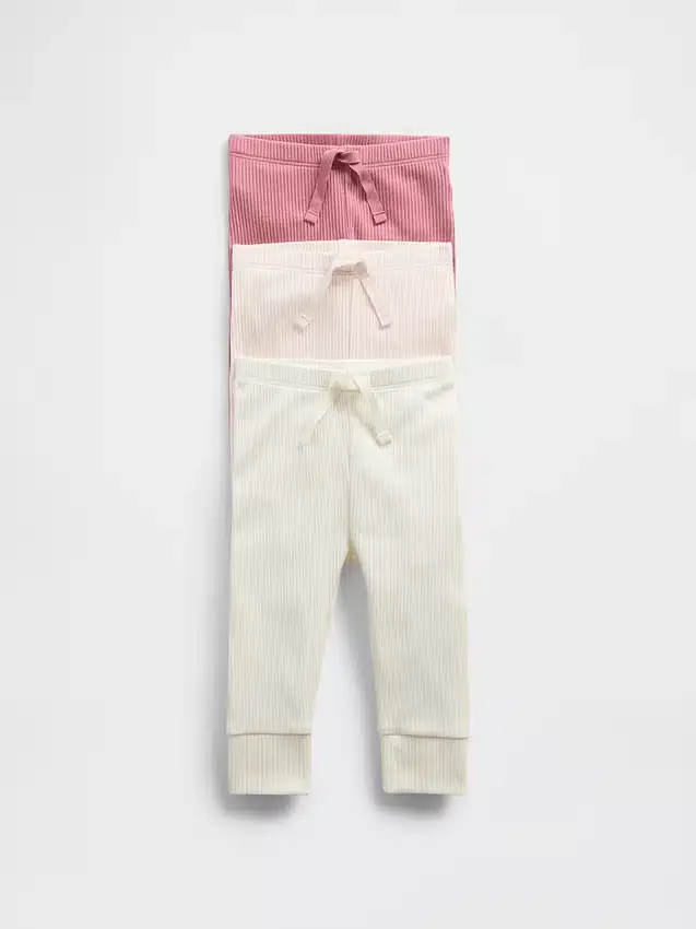 Pantalons TinyRib « Baby First Favorites » (lot de 3)