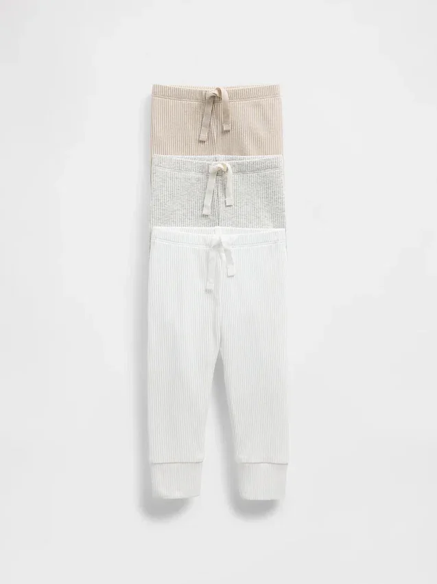 Pantalons TinyRib « Baby First Favorites » (lot de 3)