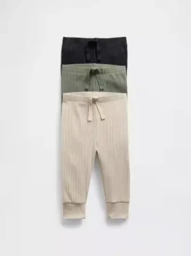 Pantalons TinyRib « Baby First Favorites » (lot de 3)
