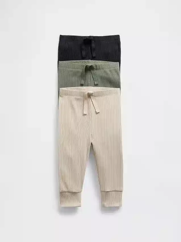 Pantalons TinyRib « Baby First Favorites » (lot de 3)