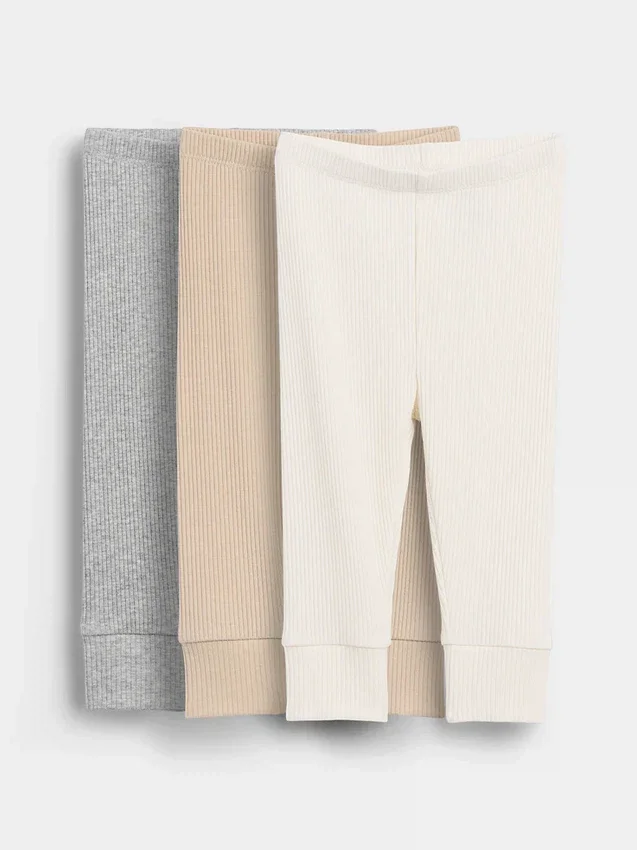 Pantalons TinyRib « Baby First Favorites » (lot de 3)