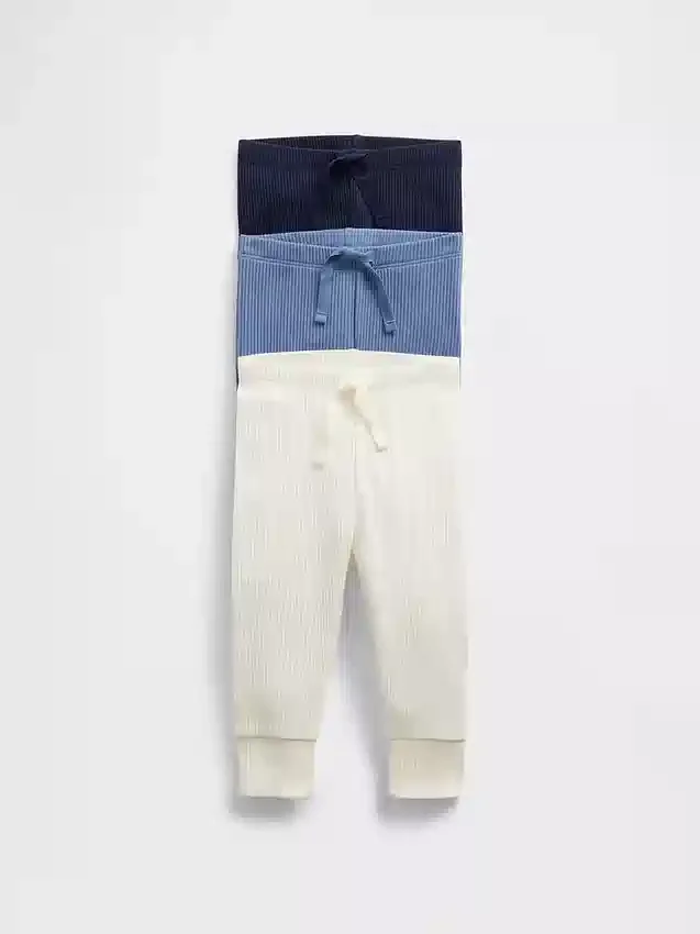 Pantalons TinyRib « Baby First Favorites » (lot de 3)