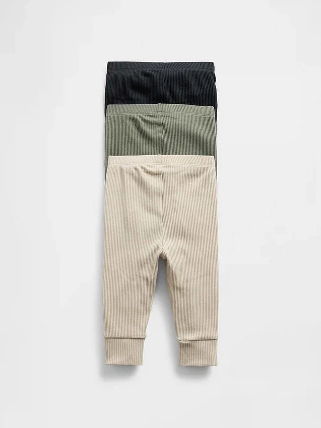 Pantalons TinyRib « Baby First Favorites » (lot de 3)