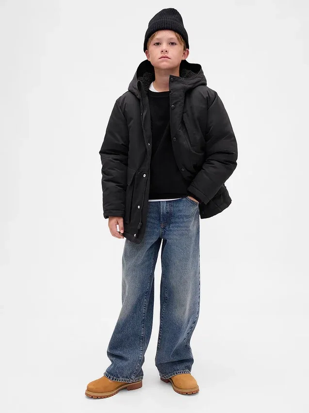 Parka épaisse pour enfants
